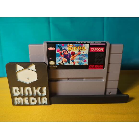 Super Buster Bros. (Super Nintendo SNES, 1992) Authentic Cart Only Tested Works - Picture 1 of 5